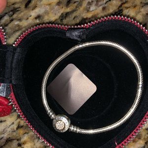 Pandora open hearts bracelet never worn